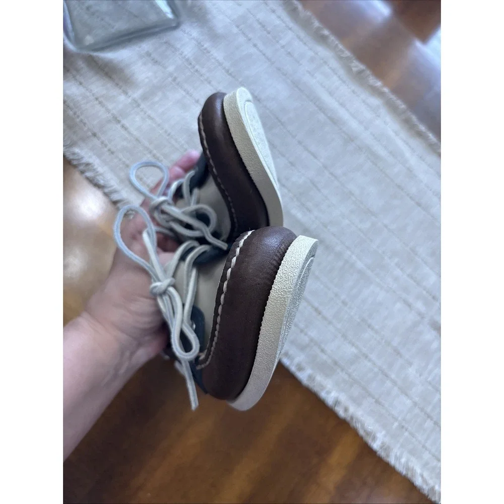SPERRY Authentic Mens 7 Leather Multicolor Dock Boat Casual Shoes 0271635